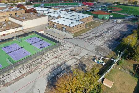 South Hills High School Parking Lot - Tennis Courts in Fort Worth 3