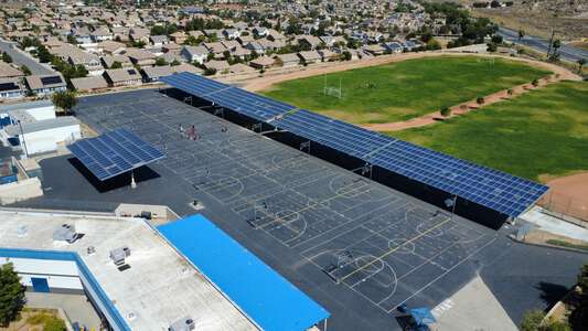 Lakeside Middle School Outdoor Basketball Courts in Perris 2