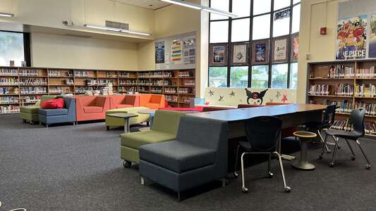 Emerson Middle School Library in Pomona