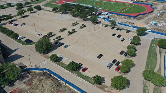 Saginaw High School Parking Lot - Back 1 in Saginaw 2