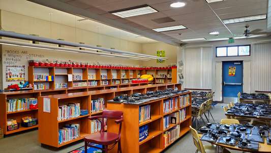 South Oceanside Elementary School Library in Oceanside
