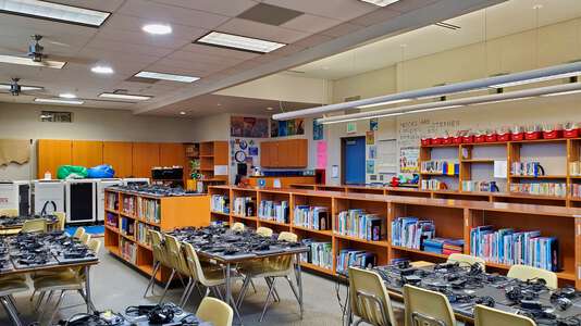 South Oceanside Elementary School Library in Oceanside