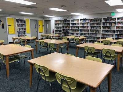 Doig Intermediate School Library in Garden Grove