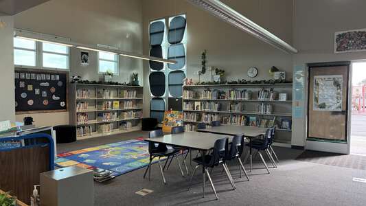 Audubon K -8 School Library in San Diego