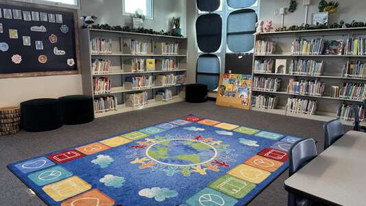 Audubon K -8 School Library in San Diego