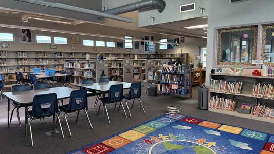 Audubon K -8 School Library in San Diego