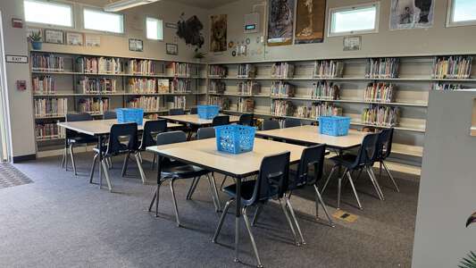 Audubon K -8 School Library in San Diego