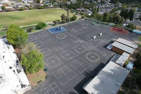 Marvin Elementary School Blacktop in San Diego