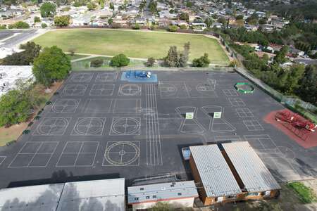 Marvin Elementary School Blacktop in San Diego