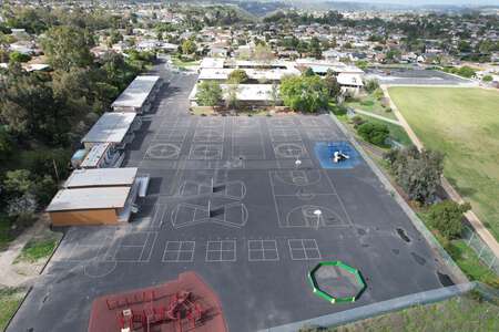 Marvin Elementary School Blacktop in San Diego