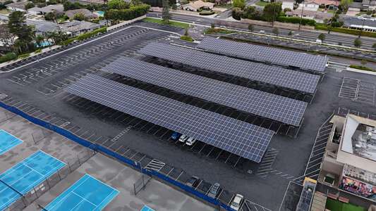 Villa Park High School Parking Lot - Student in Villa Park