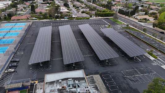 Villa Park High School Parking Lot - Student in Villa Park