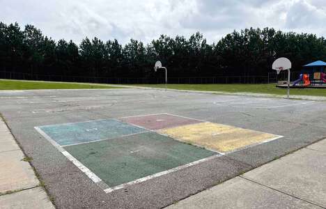 Roberts Elementary School Outdoor Basketball Courts in Suwanee