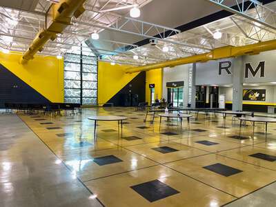 Rex Mill Middle School Cafeteria in Rex
