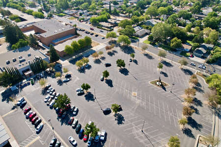 Hiram Johnson High School Parking Lot in Sacramento
