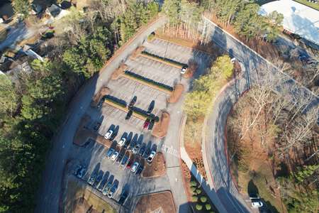 Collins Hill High School Parking Lot - Side in Suwanee 2