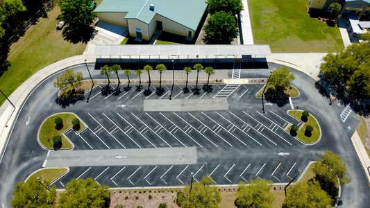 Pacetti Bay Middle School Parking Lot - Staff in St. Augustine 2