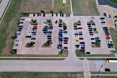 Timber Creek High School Parking Lot Northwest in Fort Worth