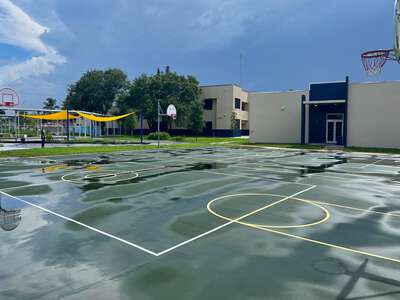 Palm Springs North Elementary School Outdoor Basketball Courts in Miami