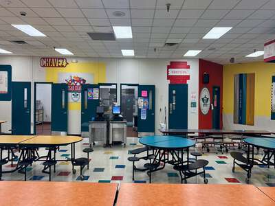 Cesar Chavez Elementary School Cafeteria in Dallas