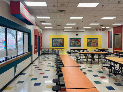 Cesar Chavez Elementary School Cafeteria in Dallas