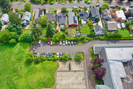 Marysville K-5 School Parking Lot in Portland