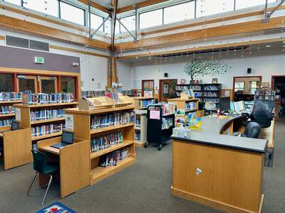 John Green Elementary School Library in Dublin