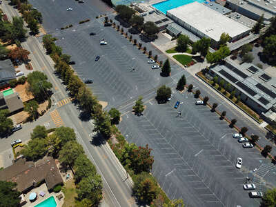 Saratoga High School Parking Lot - North in Saratoga