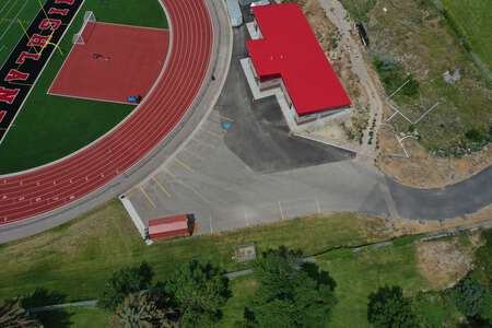 Highland High School Parking Lot - Field in Pocatello