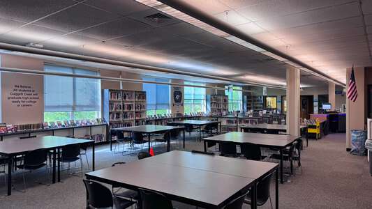 Claggett Creek Middle School Library in Keizer