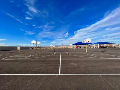 Gilbert - C.V.T. Elementary School Outdoor Basketball Courts in North Las Vegas