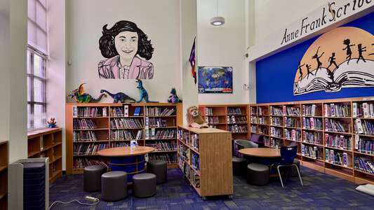 Anne Frank Elementary School Library in Dallas