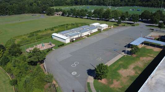 Barnette Elementary School Parking Lot - Bus Lot in Huntersville 2