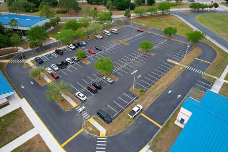 Veterans Park Academy for the Arts Parking Lot  in Lehigh Acres 2