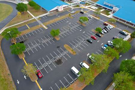 Veterans Park Academy for the Arts Parking Lot  in Lehigh Acres 3