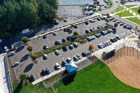 Ridgefield High School Parking Lot 1 in Ridgefield
