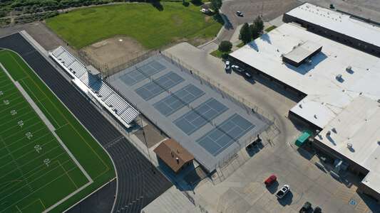 Rock Springs Junior High School Tennis Courts in Rock Springs 3