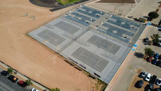 Spc. Rafael Hernando III Middle School Tennis Courts in El Paso 2