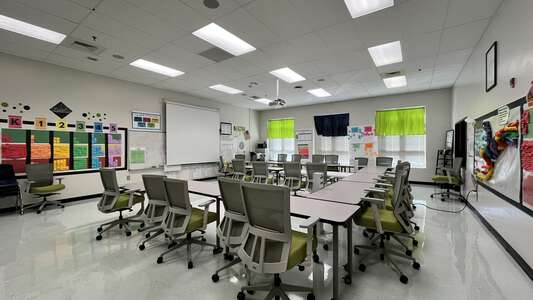 Benefield Elementary School Professional Learning Room in Lawrenceville