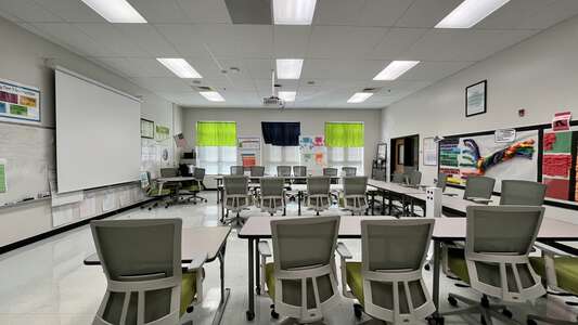 Benefield Elementary School Professional Learning Room in Lawrenceville