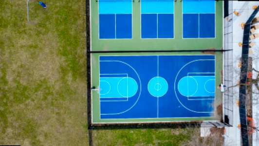 De Diego - Jose De Diego Community Academy Outdoor Basketball Courts in Chicago