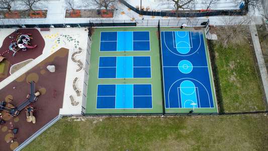 De Diego - Jose De Diego Community Academy Outdoor Basketball Courts in Chicago