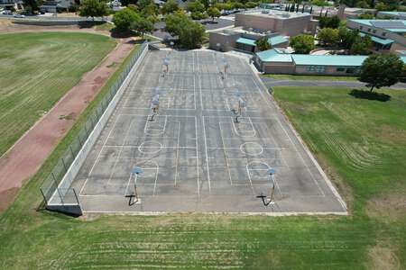 Black Diamond Middle School Outdoor Basketball Courts in Antioch