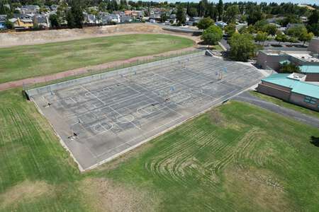 Black Diamond Middle School Outdoor Basketball Courts in Antioch