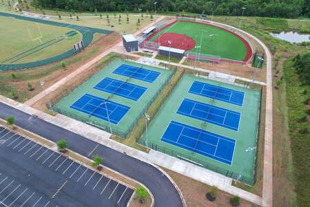 Morrow High School Tennis Courts in Ellenwood