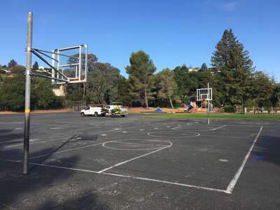 Brittan Acres Elementary School Upper Playground in San Carlos