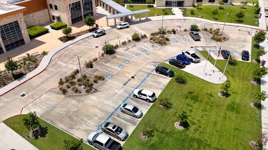 Avalos P-TECH School Parking Lot - Side in Houston