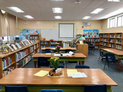 A.M. Winn Public Waldorf School Library in Sacramento