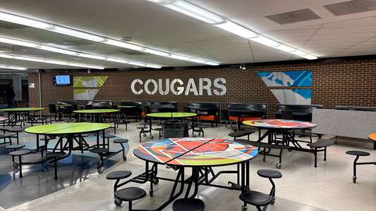 Coleman Environmental Magnet Middle School Cafeteria in Wichita 4