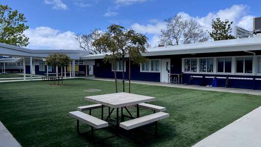La Jolla Elementary School Outside Tables in San Diego
